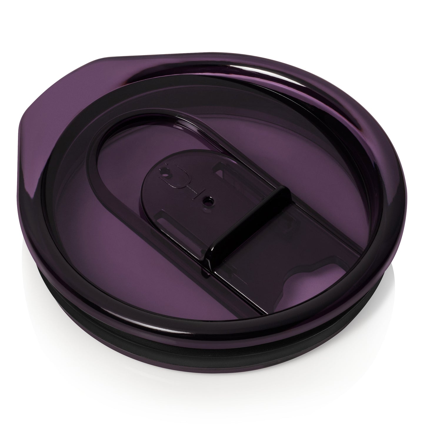 Uncork'd XL Non-BevLock™ | (Clear, Black and Purple) | 14oz Wine Glass B4 image 2