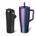 Shake + Glow Bundle | Dark Aura & Matte Black | 40oz/25oz C6 image 1