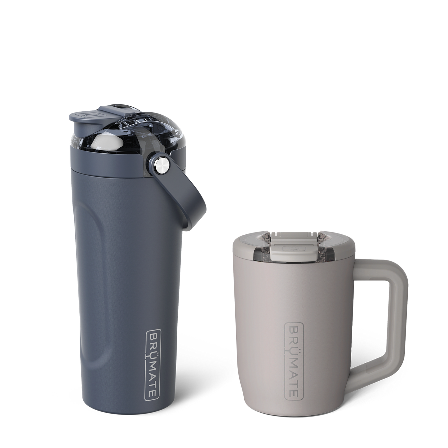 Hydrate + Caffeinate Bundle | Mocha & Nightfall Blue | 15oz/25oz J6 image 1