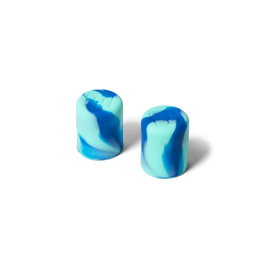 Magnetic Straw Cover | Ocean Swirl | 2-Pack G1 image 1