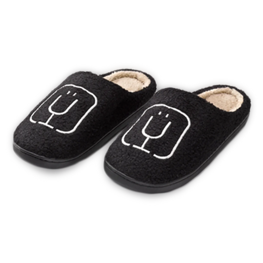BrüMate Fuzzy Slippers | Black P4 image 1
