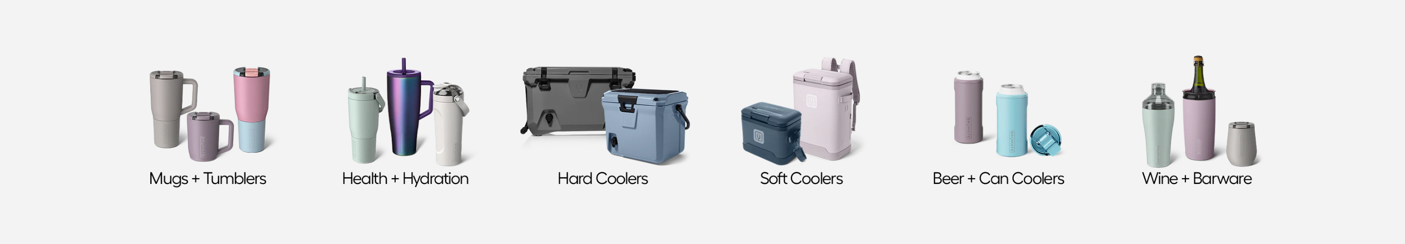 Shop BrüMate categories